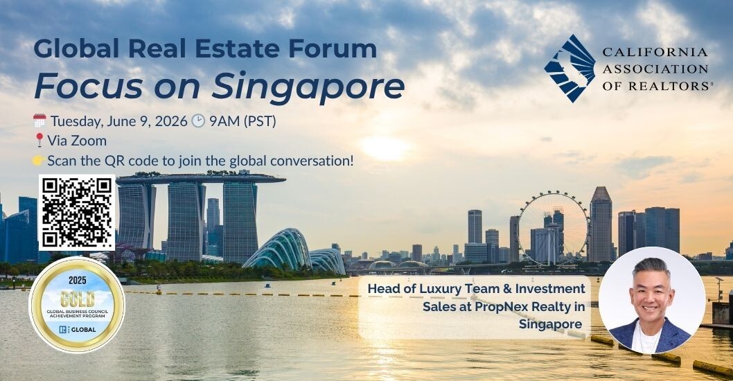Flyer: Global Real Estate Forum, Focus on Singapore